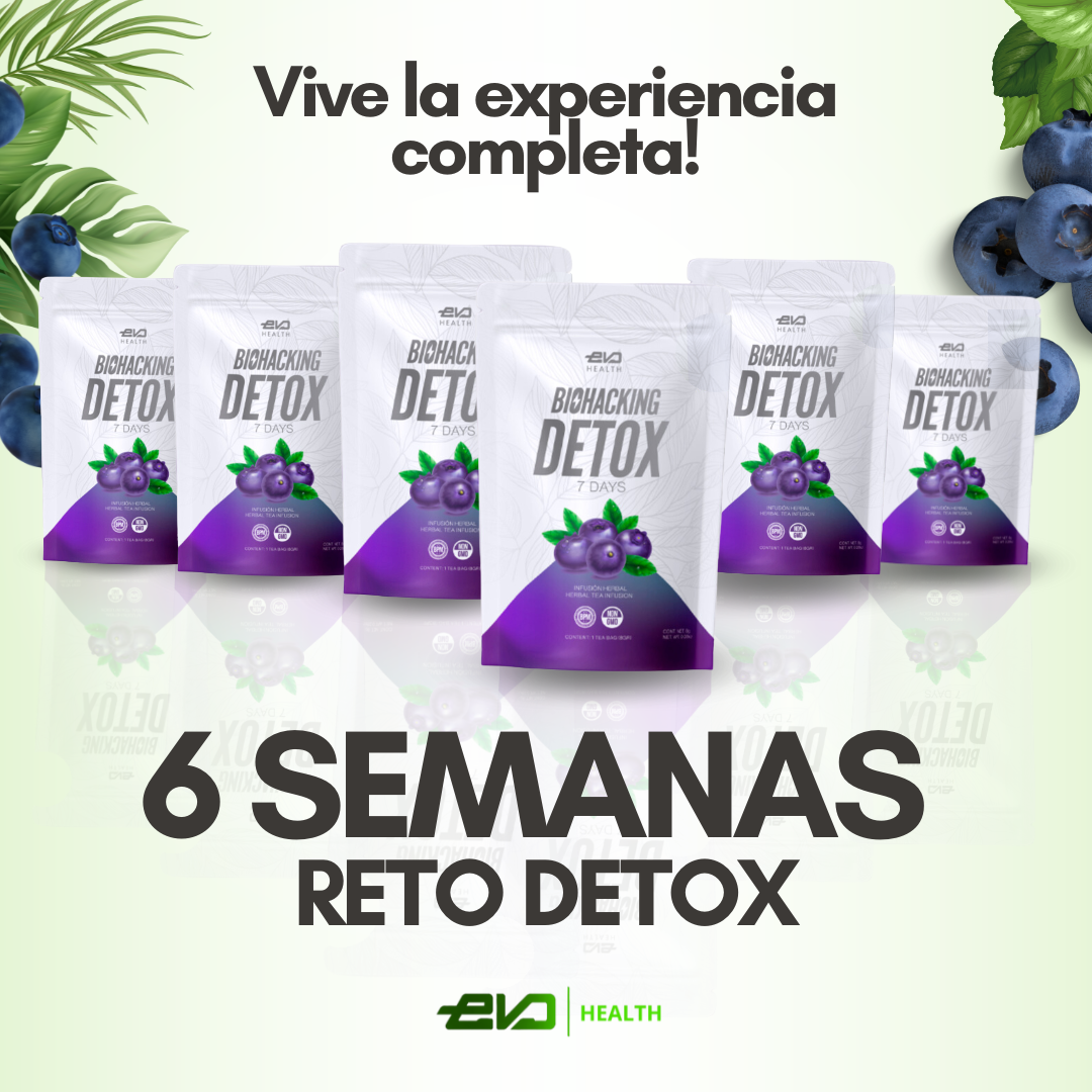 RETO DETOX 6 SEMANAS (6 SOBRES)